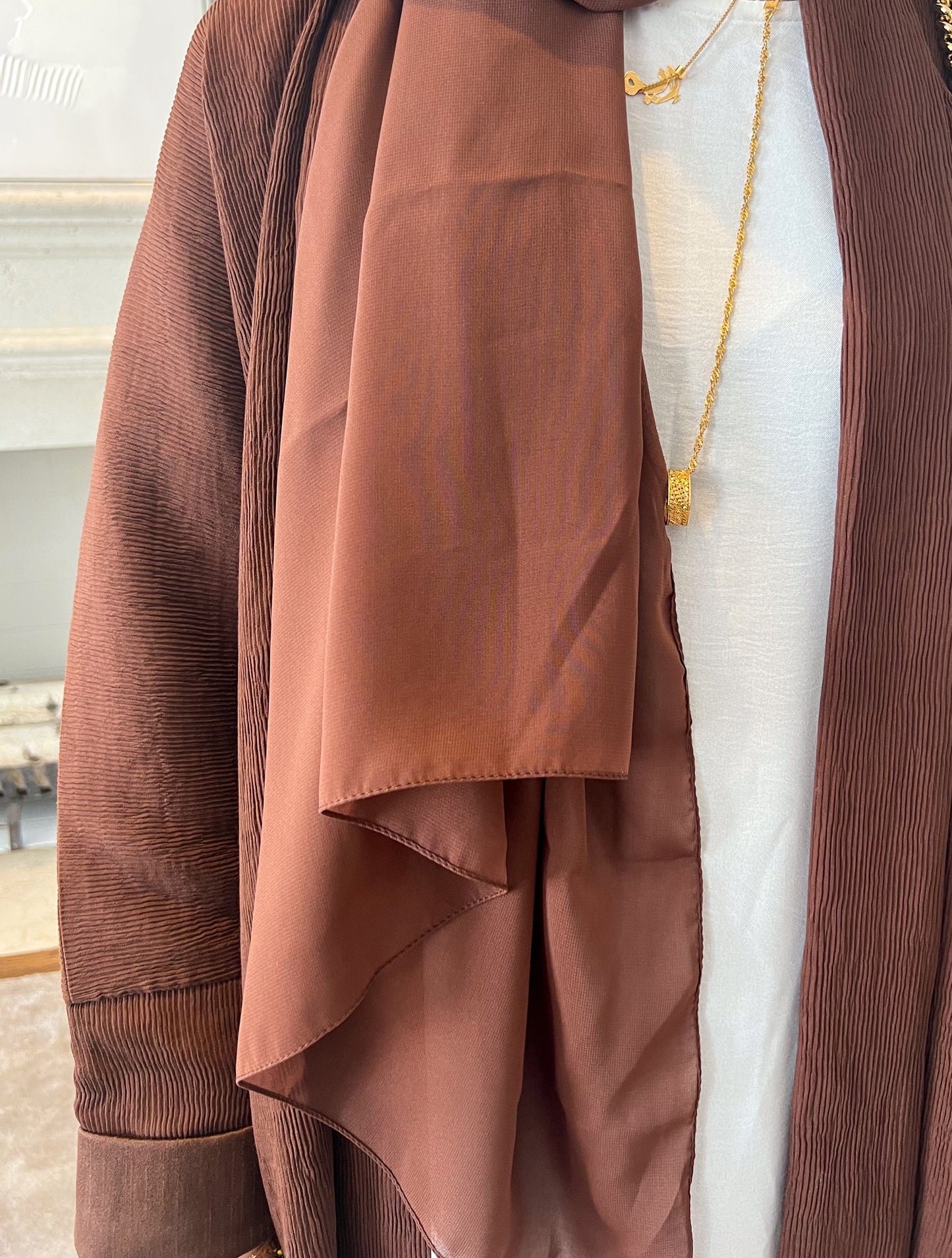 Inara • Chestnut Abaya