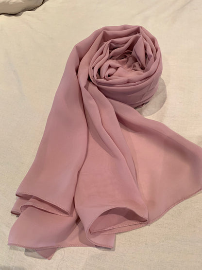 Essential Blush Pink Chiffon Hijab