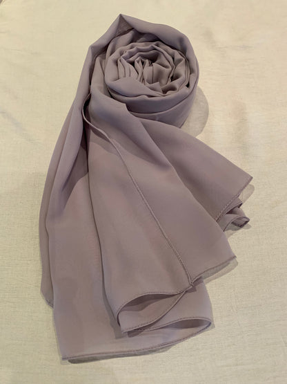 Essential Grey Chiffon Hijab