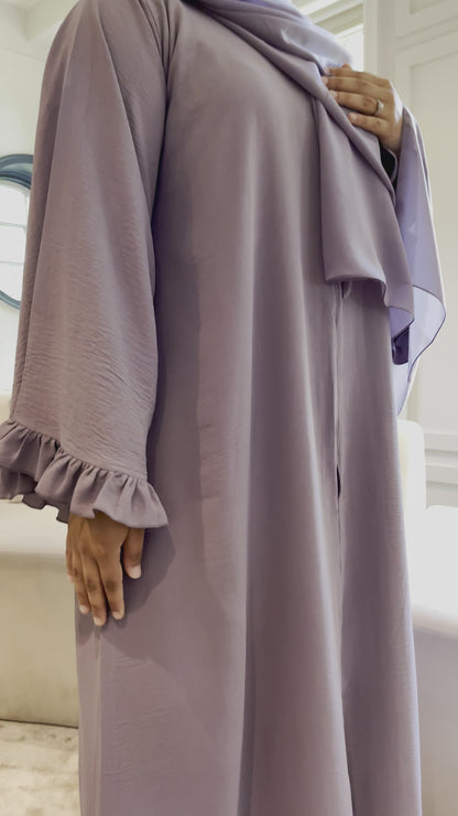 Anaya • Pastel Purple Abaya