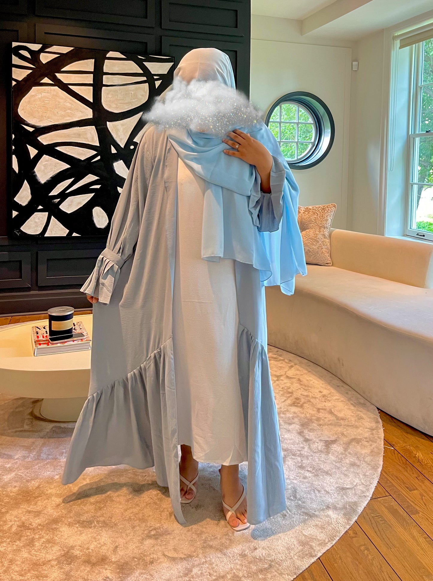 Ayah • Powder Blue Abaya