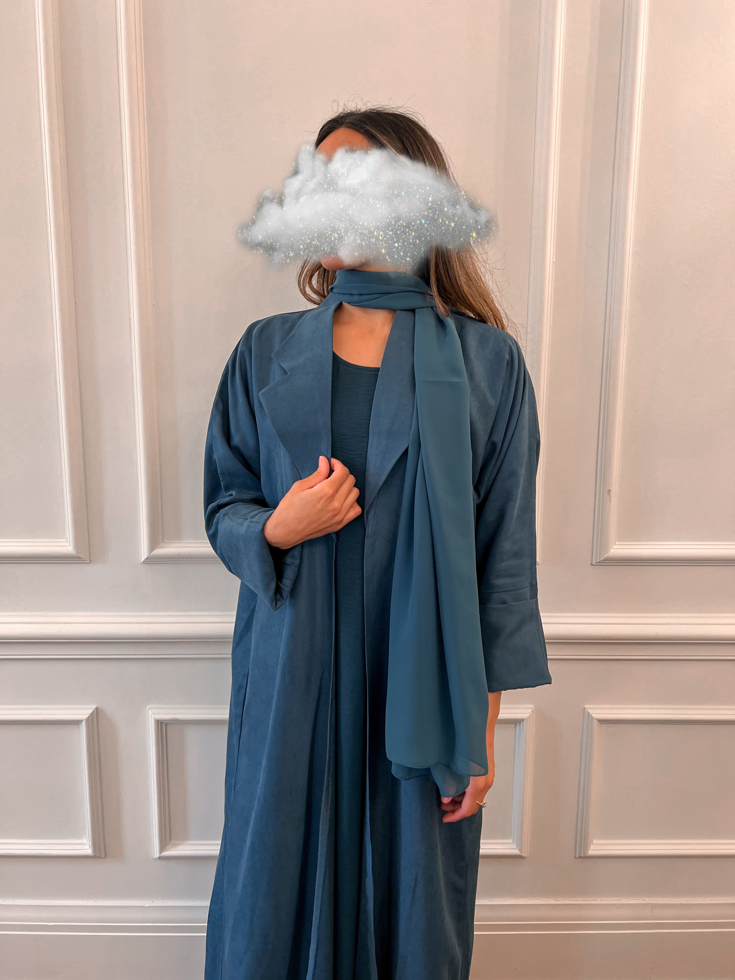 Baala Blue Abaya Large