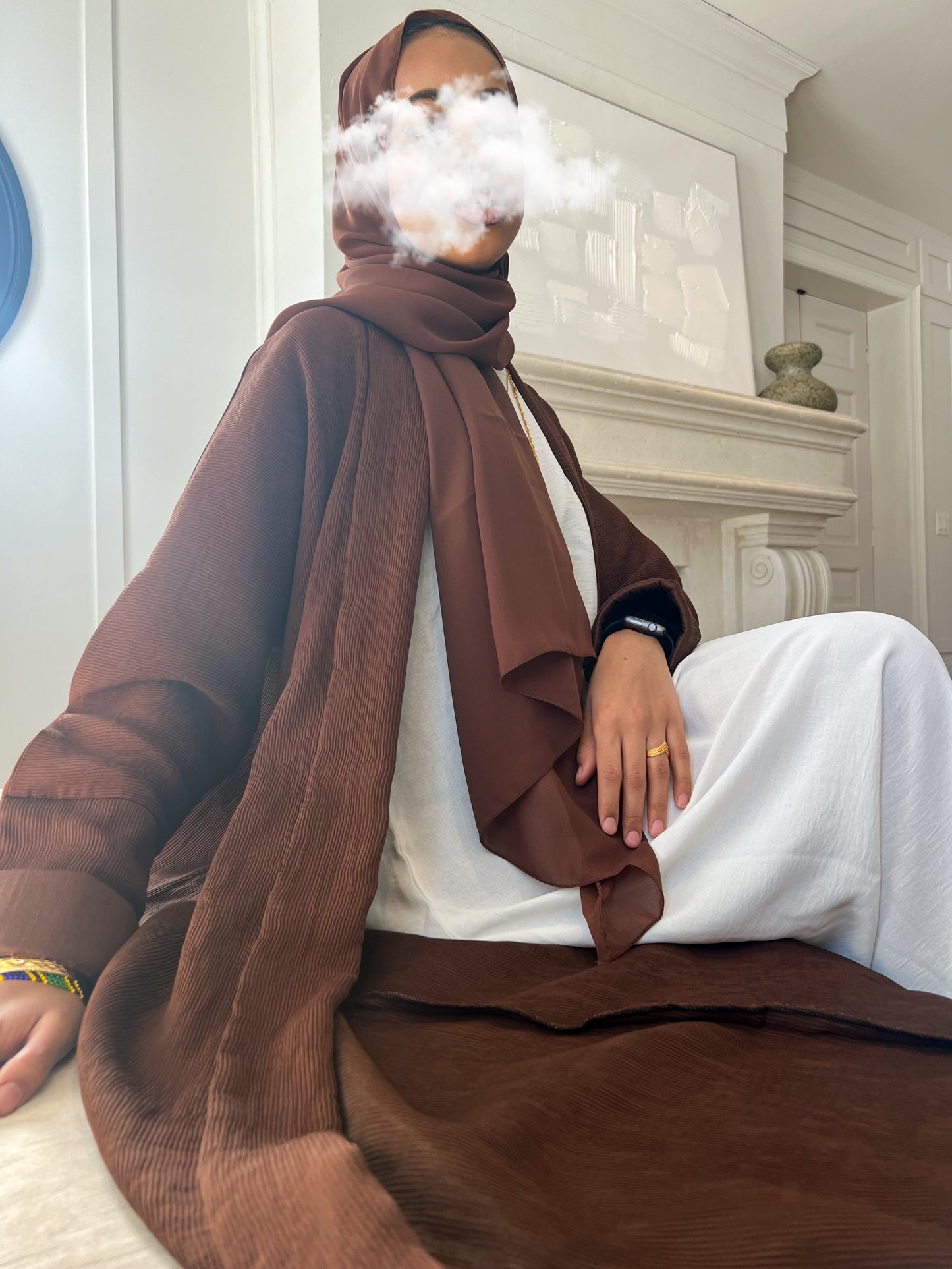 Inara • Chestnut Abaya